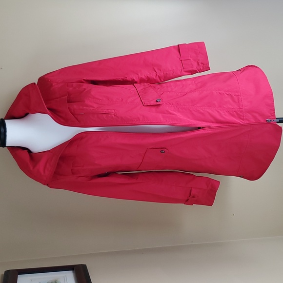 Cole Haan red rain jacket - Picture 3 of 15